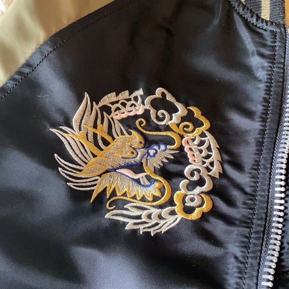 Alpha Industries Limited Edition Embroidered Japan Bomber Jacket - Picture 8 of 10